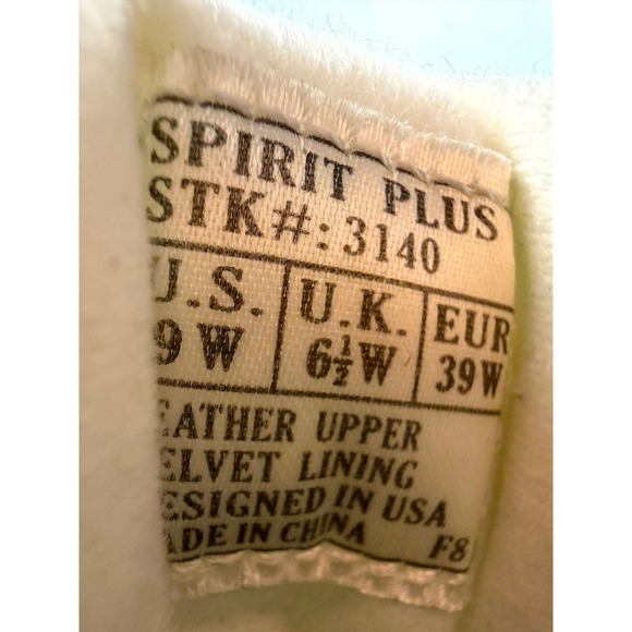 Dr Comfort White Leather Orthopedic Shoes for Custom Insoles Walking Women's 9 W - Picture 15 of 17